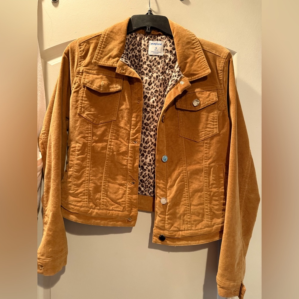 Girl’s Size 16 - Mayoral Corduroy Jacket